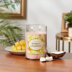 Opalhouse 14 Glass Jar Mango Coconut Candle - Opalhouseā¢