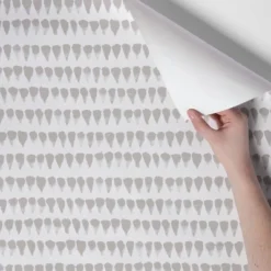 Abstract Striped Peel & Stick Wallpaper Gray/White - Opalhouse™: Removable, Repositionable, Stain-Resistant Vinyl -Opalhouse GUEST b01b0bc2 d748 4aab bb4b ce31695c65a0