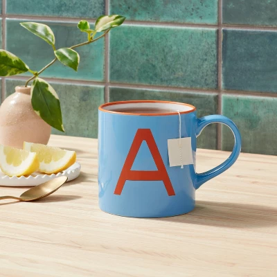 16oz Stoneware Monogram Mug - Opalhouse™ 1 16oz Stoneware Monogram Mug - Opalhouse™