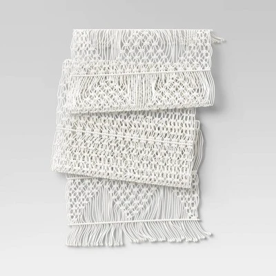 Cotton Macrame Runner White - Opalhouse™ 3 Cotton Macrame Runner White - Opalhouse™ - Image 3