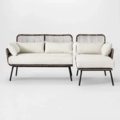 Latigo Patio Sectional Gray/Brown/Linen - Opalhouse™ -Opalhouse GUEST d4b1765d 3cc1 40d8 be28 d2caf30cb830