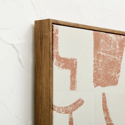 30" X 24" Painted Look Pattern Framed Canvas - Opalhouse™ Designed With Jungalow™ 2 30" X 24" Painted Look Pattern Framed Canvas - Opalhouse™ Designed With Jungalow™ - Image 2