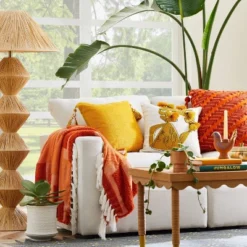 Geometric Patterned Chunky Woven Throw Blanket - Opalhouseâ„¢ Designed With Jungalowâ„¢